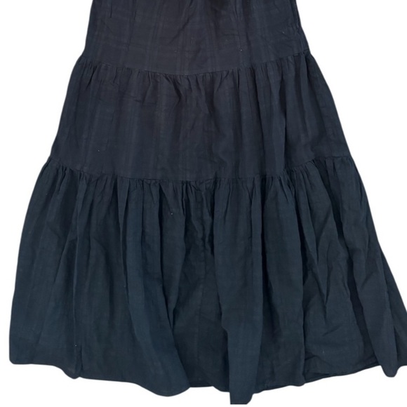 Young Fabulous and Broke Off the Shoulder Tiered Maxi Long Dress, Black, Size S - Picture 6 of 10